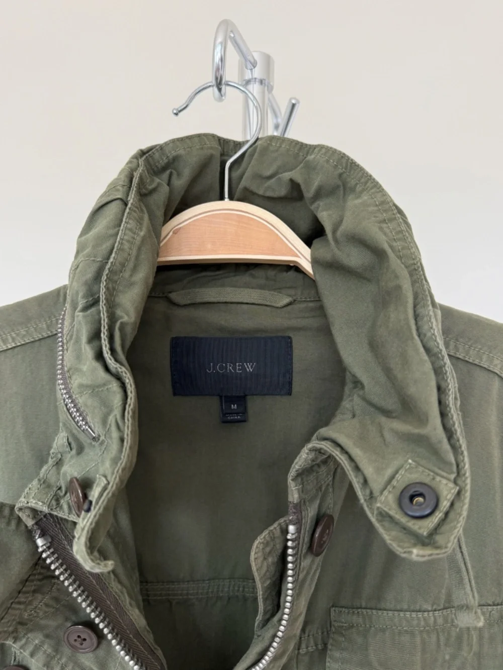 J.Crew Olive Green Utility Field Jacket Size M